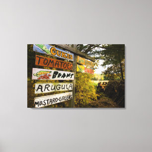 Lienzo Un soporte de la granja en Holderness, New