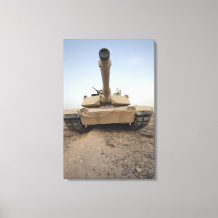 Lienzo Un tanque de batalla principal M-1A1