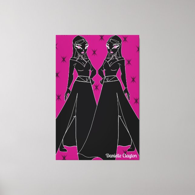 Lienzo Un tributo a uno mismo (Anverso)