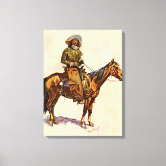 Lienzo Un vaquero de Arizona por Remington, Oeste Vintage