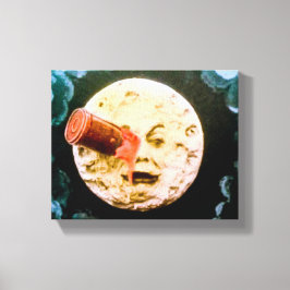 Lienzo Un viaje a la luna