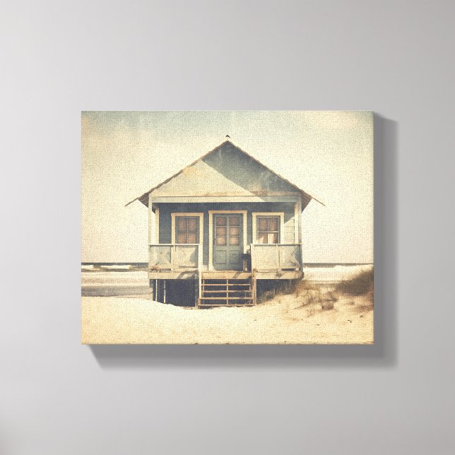 Lienzo Un viaje a través del tiempo sumido en el realismo (Anverso)