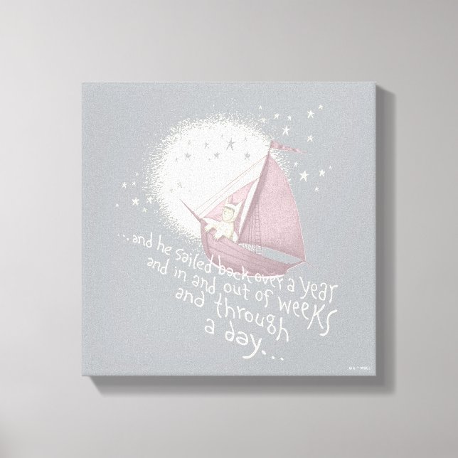 Lienzo Un viaje de un año con Max (Anverso)