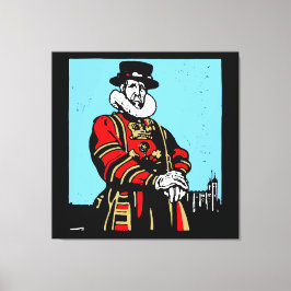 Lienzo Un yeoman Warder o Beefeater