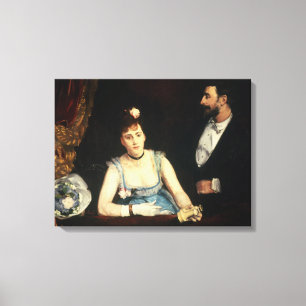 Lienzo Una caja en el teatro de los italianos, 1874