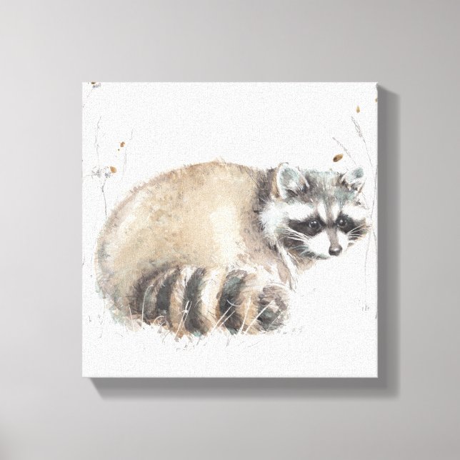 Lienzo Una caminata de Woodland X (Anverso)