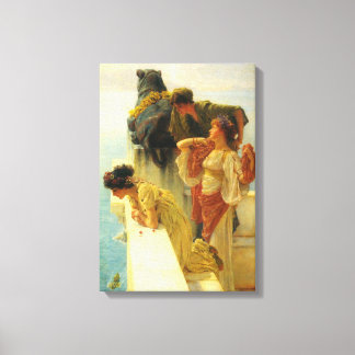 Lienzo Una campaña de vantage de Sir Lawrence Alma-Tadema