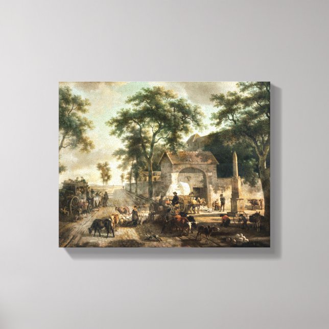 Lienzo Una carretera (Anverso)