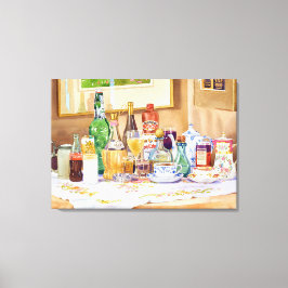 Lienzo Una colección de bebidas
