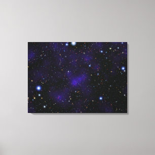 Lienzo Una colección grande de galaxias