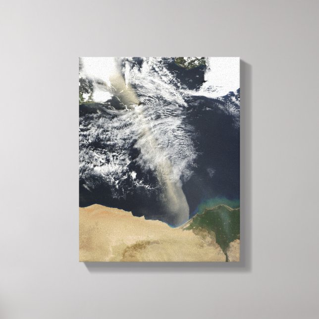 Lienzo Una columna de polvo (Anverso)