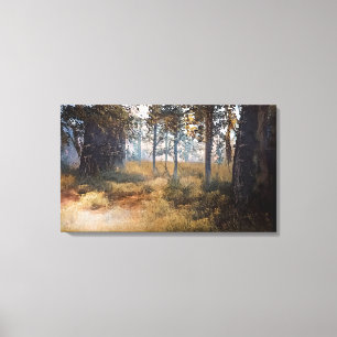 Lienzo Una compensación en los bosques