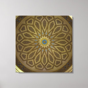 Lienzo Una de las cúpulas convertibles del Haram en Medin