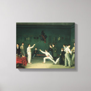 Lienzo Una escena de cercado, 1827