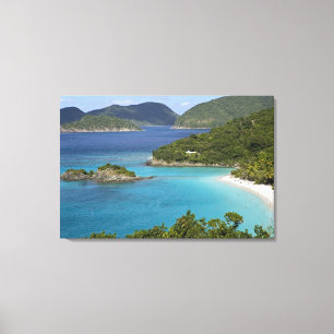 Lienzo Una escena de la bahía de Caneel desde una carrete