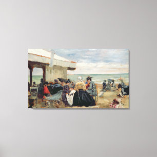 Lienzo Una escena de la playa