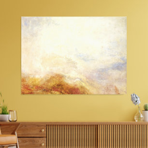 Lienzo Una escena de montaña, Val d'Aosta - Joseph Mallor