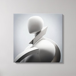 Lienzo "Una escultura de la dedicación y la expresión"