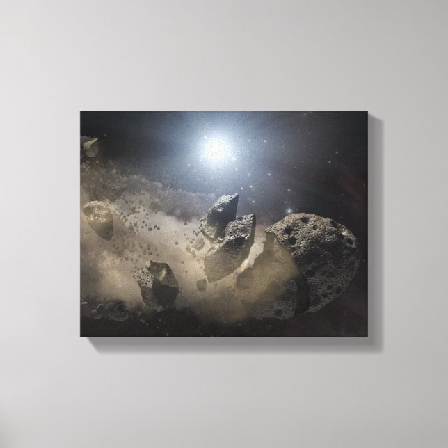Lienzo Una estrella enana blanca (Anverso)