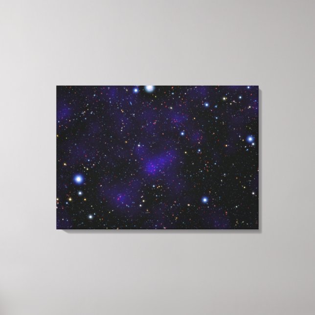 Lienzo Una gran colección de galaxias (Anverso)