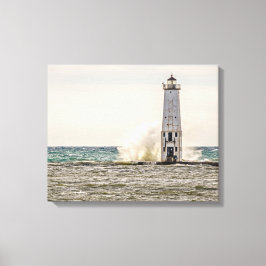 Lienzo Una gran ola cae en la luz de Frankfort