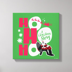 Lienzo Una historia de Navidades   Ho Ho Ho Ho Ho Ho
