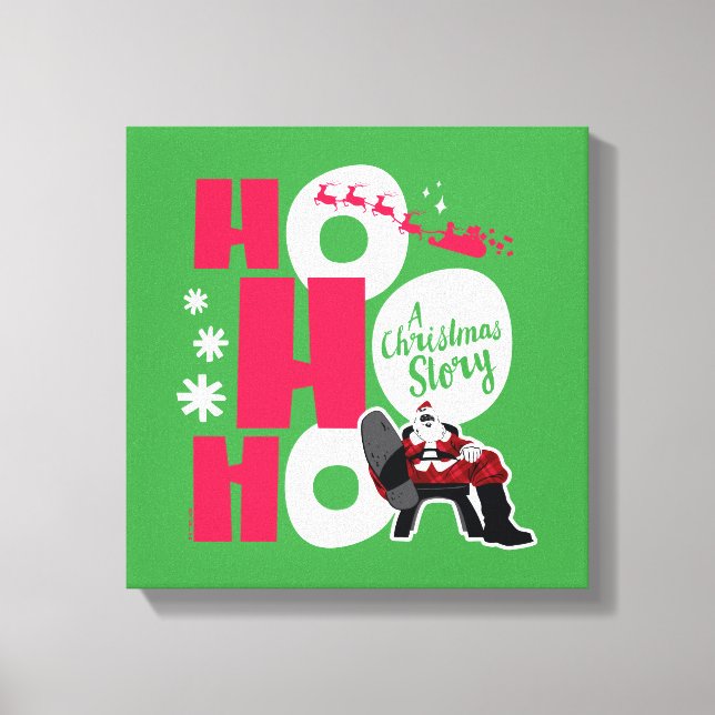Lienzo Una historia de Navidades | Ho Ho Ho Ho Ho Ho (Anverso)