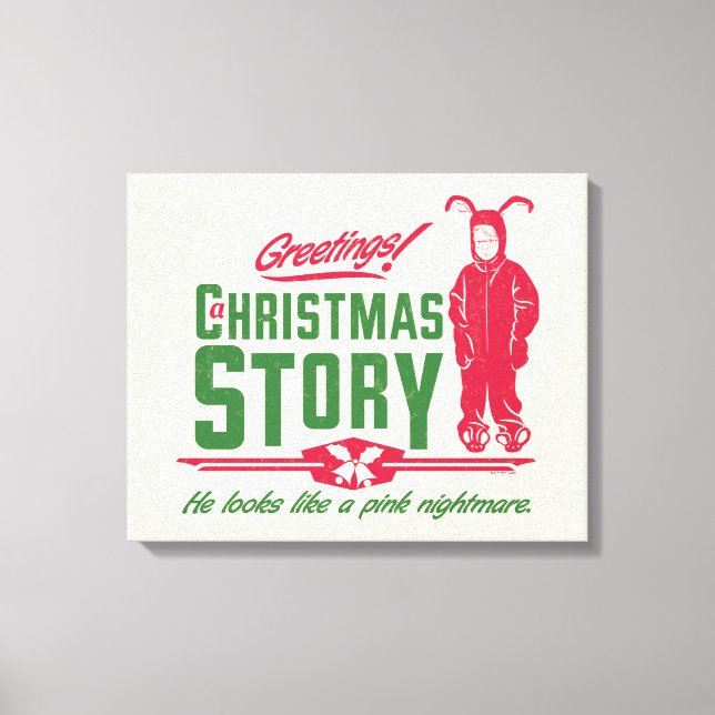 Lienzo Una historia de Navidades | Parece una pesadilla r (Anverso)