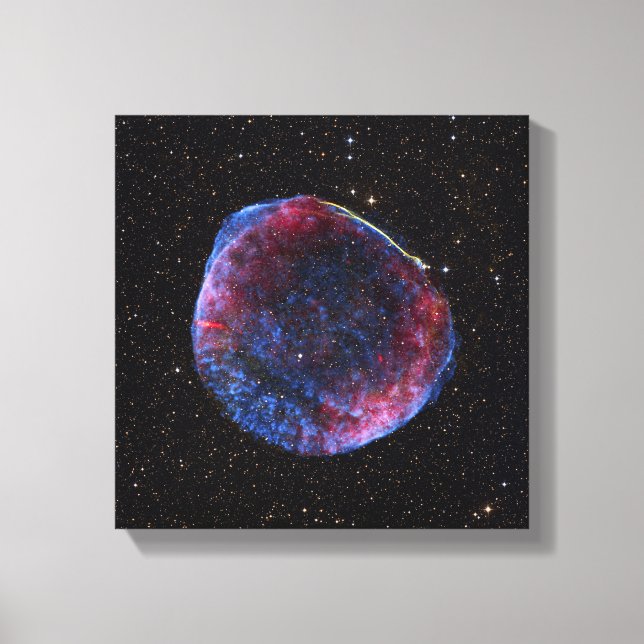 Lienzo Una imagen compuesta del Resto de supernova SN 100 (Anverso)