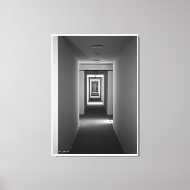 Lienzo Una invitación, estudio arquitectónico Bella Artes (Anverso)