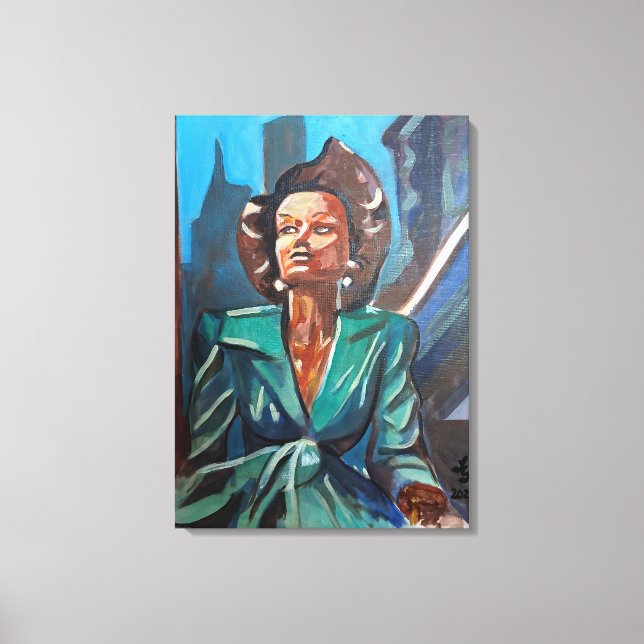 Lienzo Una marca de futuro (Anverso)