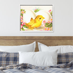 Lienzo "Una ofrenda de Pascua" Tarjeta Victoriana Vintage