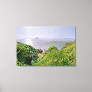 Lienzo Una opinión Ailsa Craig y la isla de Arran, 1860