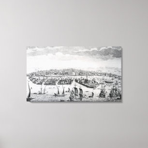 Lienzo Una opinión de perspectiva de la ciudad de Venecia