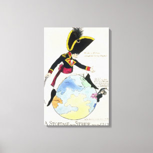 Lienzo Una parada a un paso grande sobre el globo, 1803