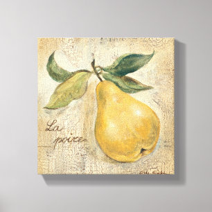 Lienzo Una pera amarilla