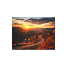 Una pintura de realismo de senderos tranquila - di