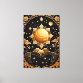 Lienzo una pintura mágica de tarot