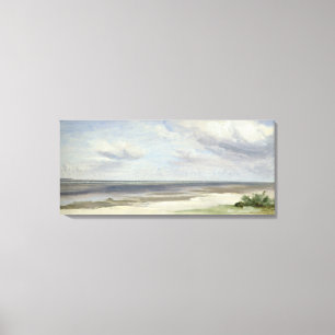 Lienzo Una playa en el mar Báltico en Laboe, 1842