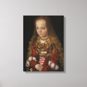 Lienzo Una princesa de Sajonia, c.1517 (aceite en el