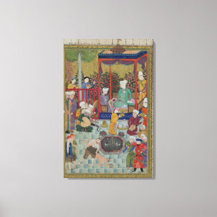 Lienzo Una recepción principesca