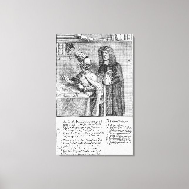 Lienzo Una representación de los Oates de Titus (Anverso)