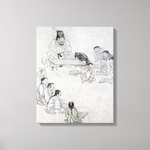 Lienzo Una sala de clase confuciana (Sodang) (impresión