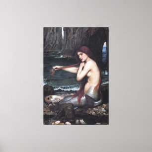 Lienzo Una Sirena John William Waterhouse Mithological