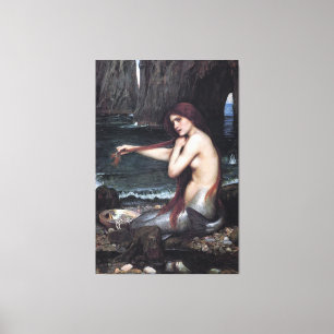 Lienzo Una Sirena John William Waterhouse Mitológico