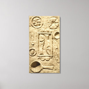 Lienzo Una tabla puesta, de Timgad, Argelia