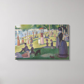 Lienzo Una tarde de domingo por Georges Seurat