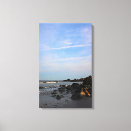 Lienzo Una tarde en la playa del halcón