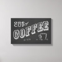 una taza de café CHALK ART