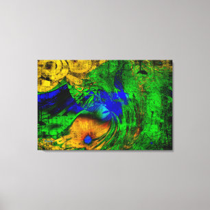 Lienzo Una tierra abstracta